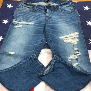 Abercrombie and Fitch Ames Slim Boyfriend Jeans